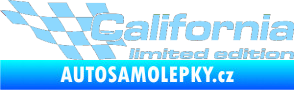 Samolepka California limited edition levá světle modrá