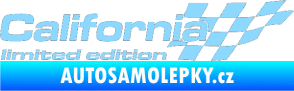 Samolepka California limited edition pravá světle modrá