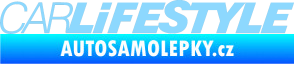 Samolepka Car Life Style světle modrá