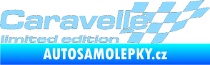Samolepka Caravelle limited edition pravá světle modrá