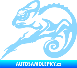 Samolepka Chameleon 001 levá světle modrá