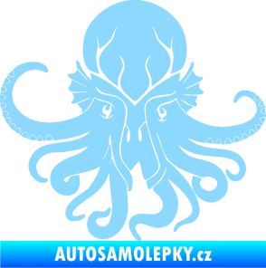 Samolepka Chobotnice 002 levá světle modrá
