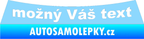 Samolepka Citroen Xm - přední světle modrá