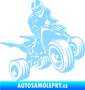 Samolepka Čtyřkolka 008 pravá světle modrá