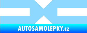 Samolepka Dacia 004 světle modrá