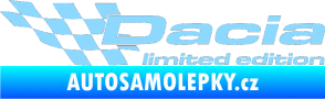 Samolepka Dacia limited edition levá světle modrá