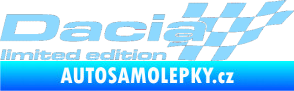 Samolepka Dacia limited edition pravá světle modrá