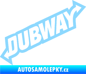 Samolepka Dübway 002 světle modrá
