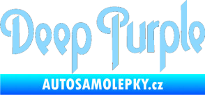 Samolepka Deep Purple světle modrá