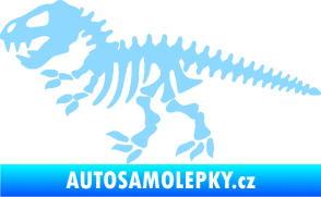 Samolepka Dinosaurus kostra 001 levá světle modrá
