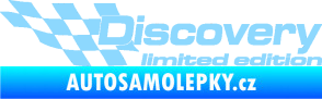 Samolepka Discovery limited edition levá světle modrá