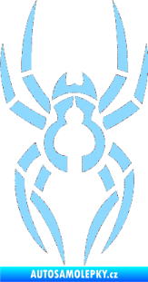 Samolepka Pavouk 006 světle modrá