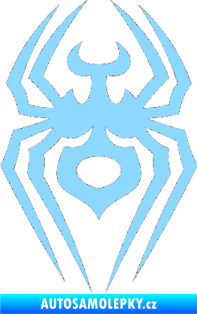 Samolepka Pavouk 008 světle modrá