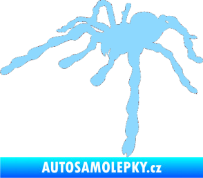 Samolepka Pavouk 013 - levá světle modrá