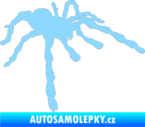 Samolepka Pavouk 013 - pravá světle modrá