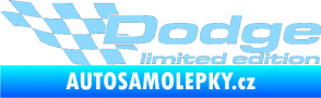 Samolepka Dodge limited edition levá světle modrá