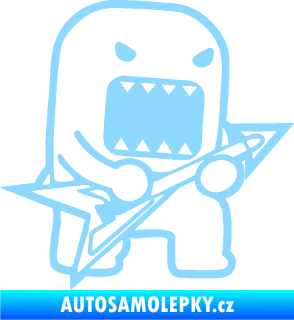 Samolepka Domo 002 pravá rocker světle modrá