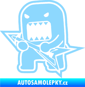 Samolepka Domo 004 levá rocker světle modrá