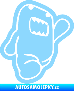 Samolepka Domo 013 pravá běžící světle modrá