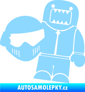 Samolepka Domo 014 levá Stig světle modrá