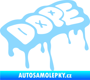 Samolepka Dope světle modrá
