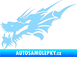 Samolepka Dragon 001 levá světle modrá