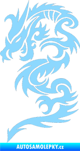 Samolepka Dragon 022 levá světle modrá