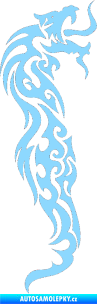 Samolepka Dragon 023 pravá světle modrá