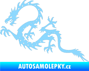 Samolepka Dragon 037 levá světle modrá