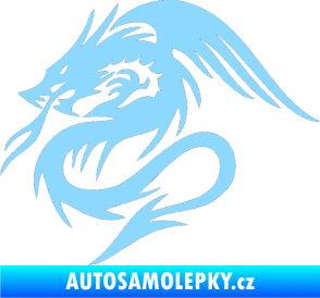 Samolepka Dragon 039 levá světle modrá