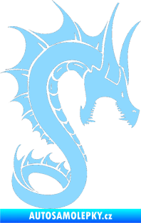 Samolepka Dragon 041 pravá světle modrá