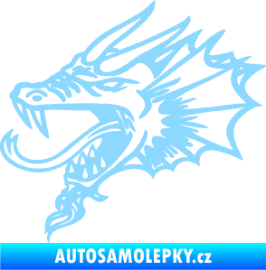 Samolepka Dragon 046 levá světle modrá