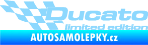 Samolepka Ducato limited edition levá světle modrá