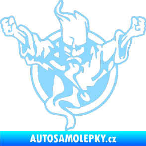 Samolepka Duch 001 levá světle modrá
