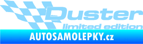 Samolepka Duster limited edition levá světle modrá