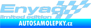 Samolepka Enyaq limited edition pravá světle modrá