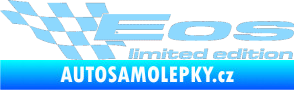 Samolepka Eos limited edition levá světle modrá