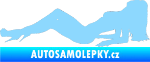 Samolepka Erotická žena 046 levá světle modrá