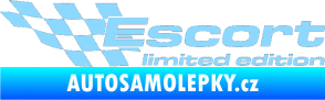 Samolepka Escort limited edition levá světle modrá