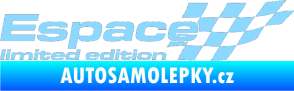 Samolepka Espace limited edition pravá světle modrá