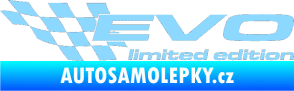 Samolepka Evo limited edition levá světle modrá