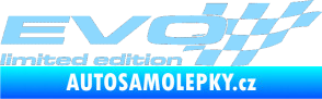 Samolepka Evo limited edition pravá světle modrá