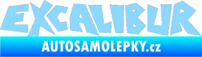 Samolepka Excalibur světle modrá