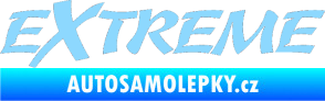 Samolepka Extreme 003 světle modrá