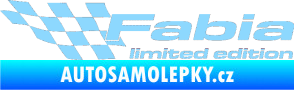 Samolepka Fabia limited edition levá světle modrá