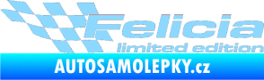 Samolepka Felicia limited edition levá světle modrá