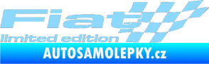 Samolepka Fiat limited edition pravá světle modrá