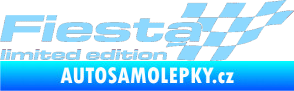 Samolepka Fiesta limited edition pravá světle modrá