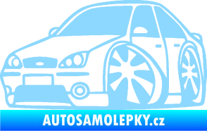 Samolepka Ford Mondeo karikatura levá světle modrá