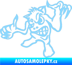 Samolepka Formelák levá světle modrá
